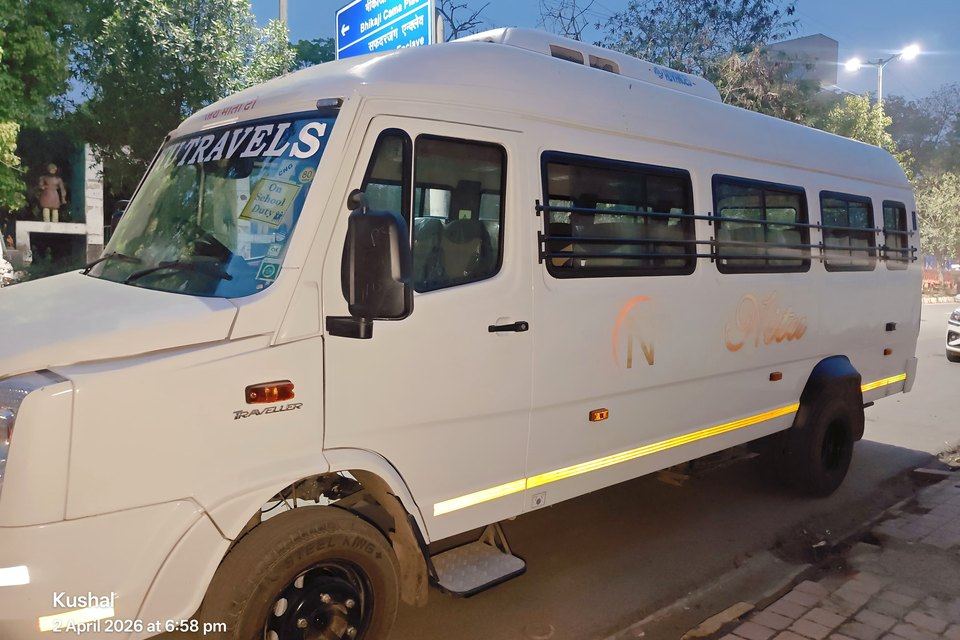 12 Seater Tempo Traveller rental